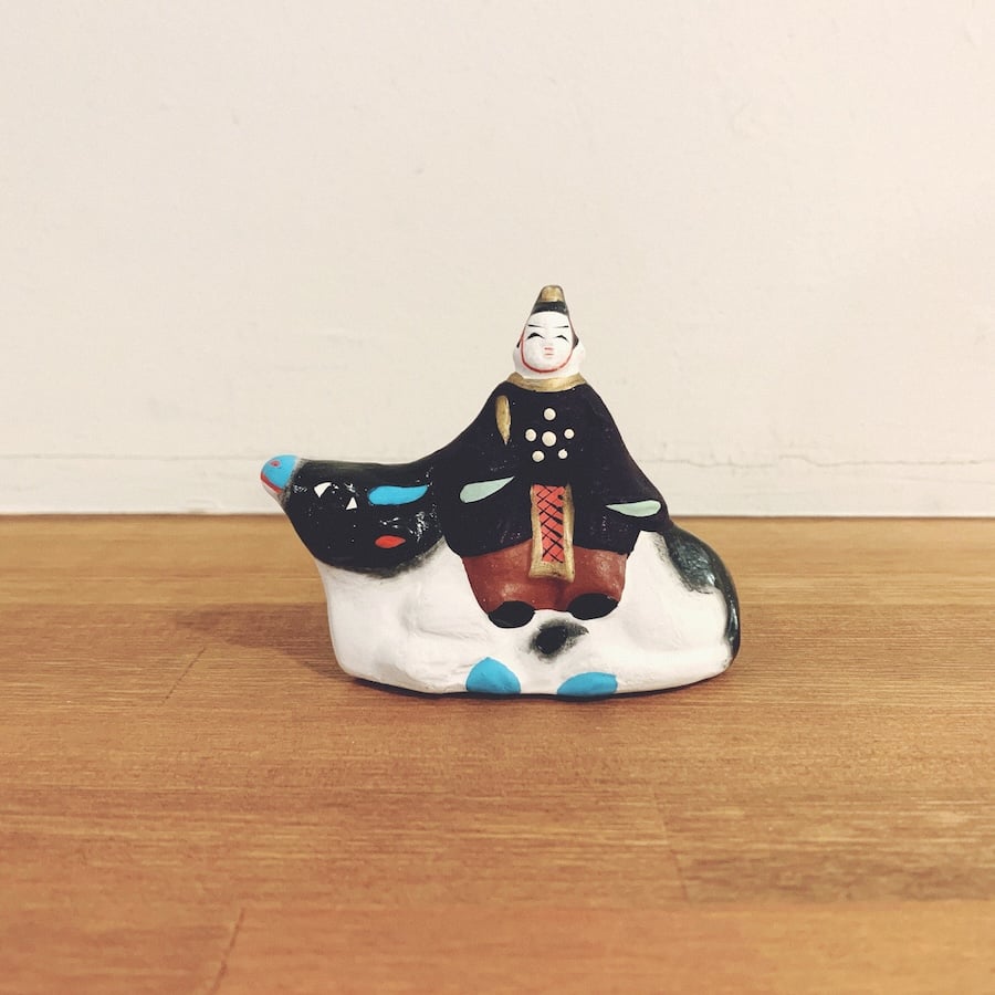 伏見人形・丹嘉『牛乗り天神』 | 象々の郷土玩具