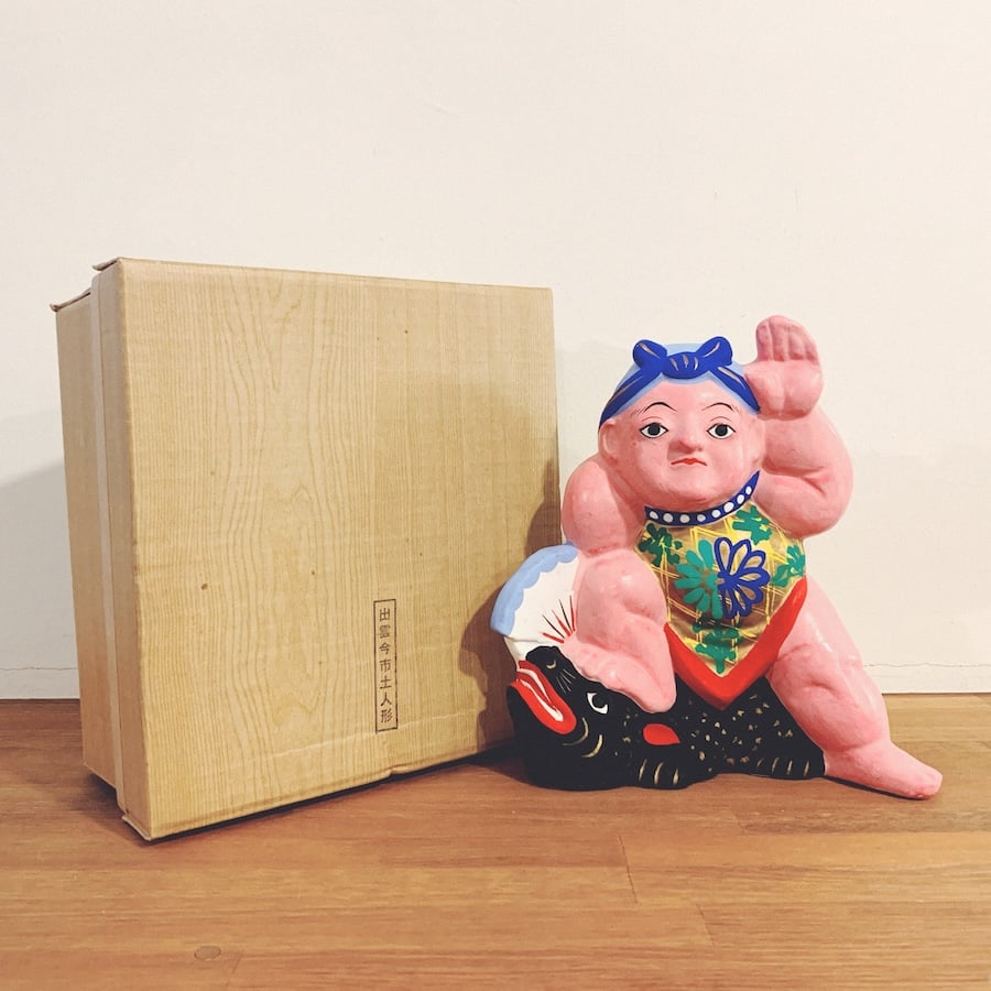 出雲今市土人形『熊金』 出雲今市土人形『熊金』 | 象々の郷土玩具