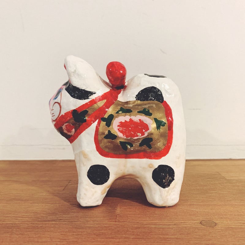 郷土玩具　犬の張り子　【天人海人作】 郷土玩具 犬の張り子 【天人海人作】 郷土玩具 犬の張り子 【天