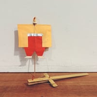 松江の木製玩具『松江蒸気船』 | 象々の郷土玩具