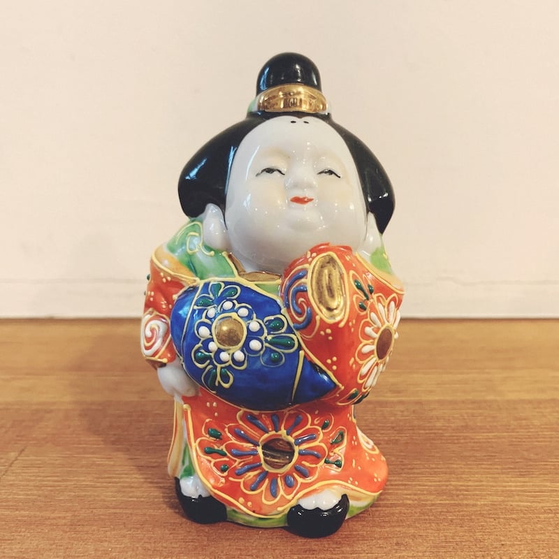 お多福人形／九谷焼／九谷八幡窯／縁起物／招福開運／商売繁盛／夫婦円満／子孫繁栄 お多福人形／九谷焼／九谷八幡窯／縁起物／招福開運／商売繁盛