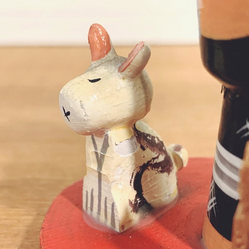 昭和レトロ　郷土玩具　水郷鹿島　こけし 昭和レトロ お土産 こけし 江ノ島 郷土玩具 貝殻 古道具