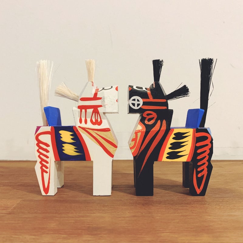 福島県・高柴デコ屋敷の『三春駒』 | 象々の郷土玩具