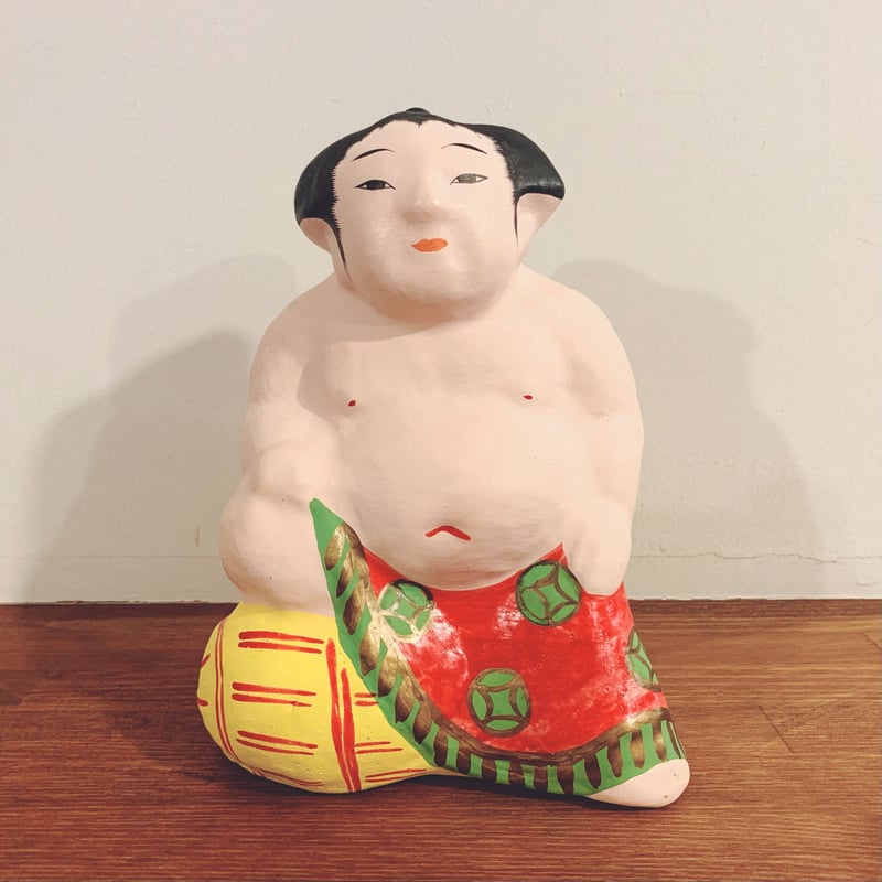 相良人形・七代目さがらたかし『俵乗り力士』 | 象々の郷土玩具 相良人形・七代目さがらたかし『俵乗り力士』 | 象々の郷土玩具