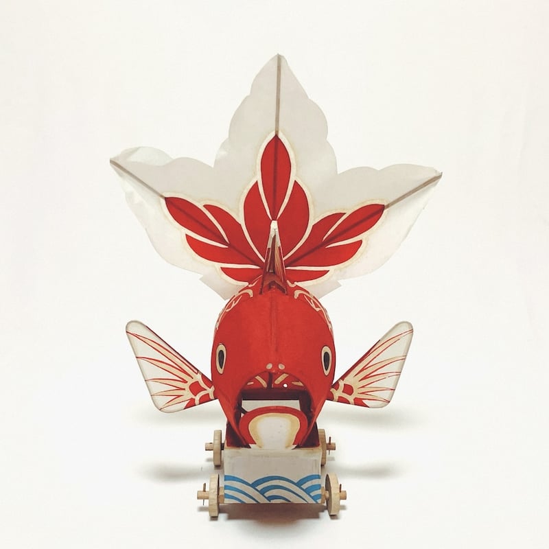 新潟県の灯玩具『新発田の金魚台輪』 | 象々の郷土玩具