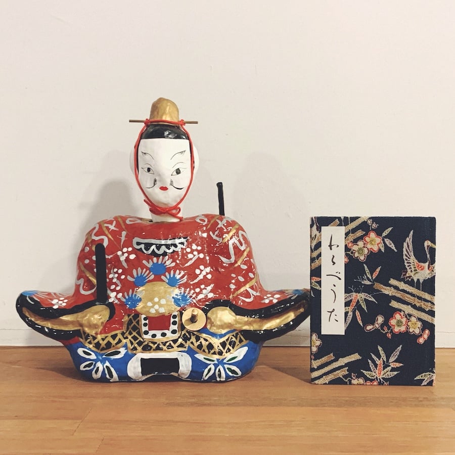 郷土玩具　土人形　天神　張子　まとめ売り10点　置物 大阪張り子『天神』 | 象々の郷土玩具