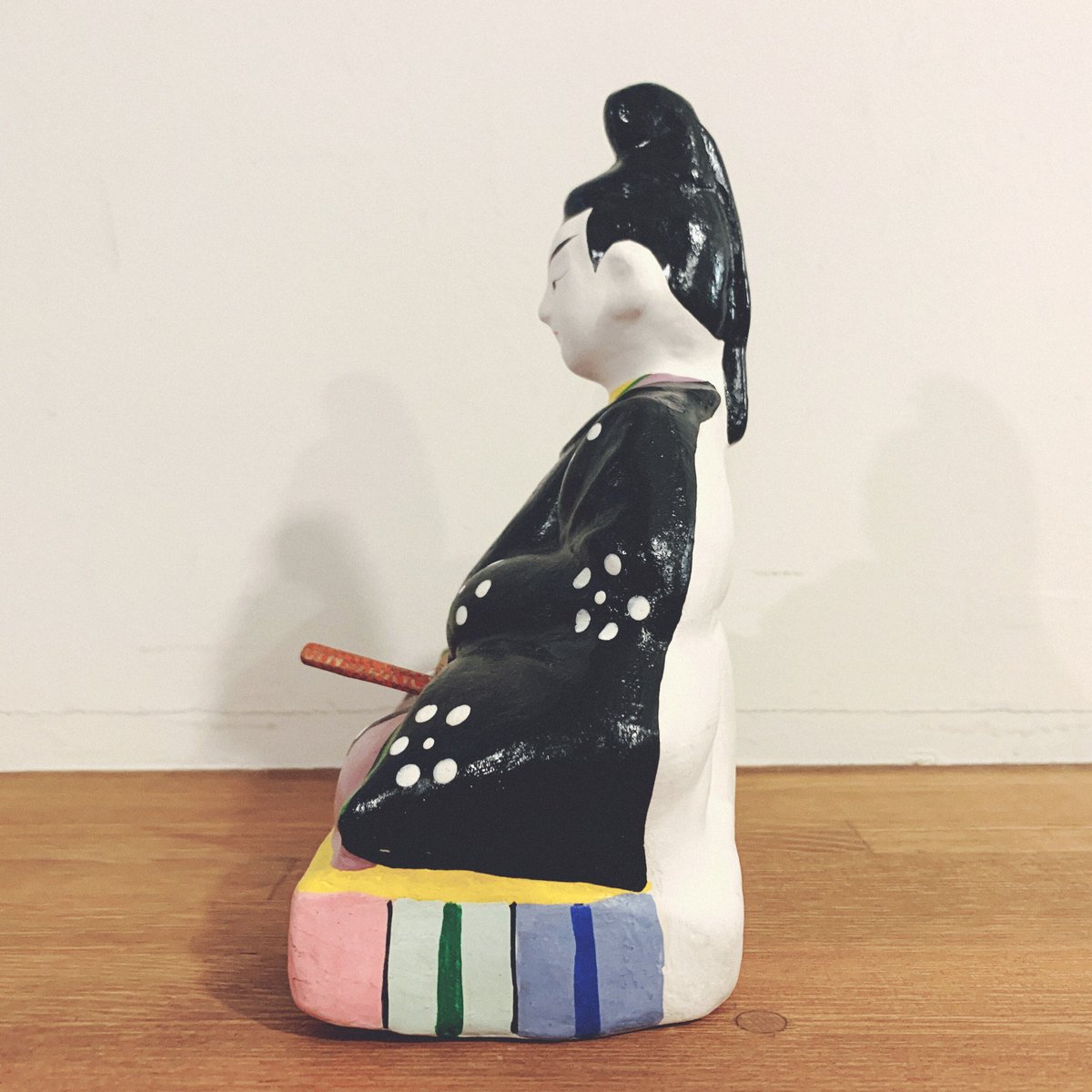 廃絶　名古屋人形　堂内天神　野田末吉　土人形　郷土玩具　(10/20迄出品) 名古屋土人形・野田末吉の『天神』 | 象々の郷土玩具