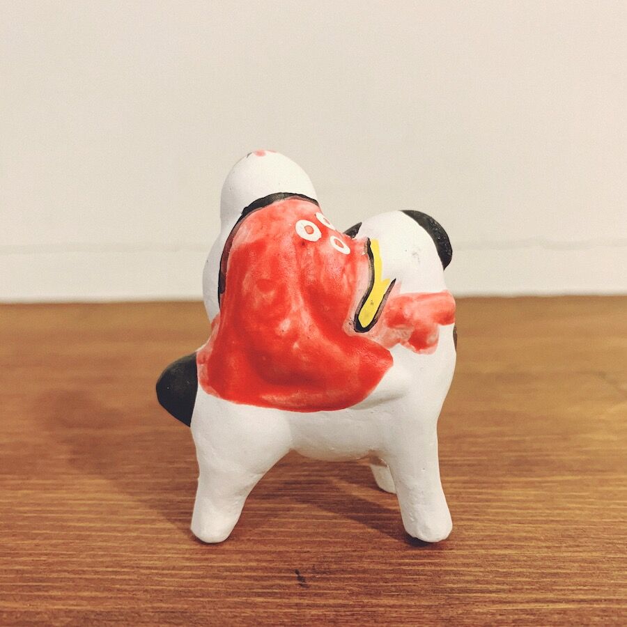 相良人形・七代目さがらたかし『犬乗り童子』 | 象々の郷土玩具