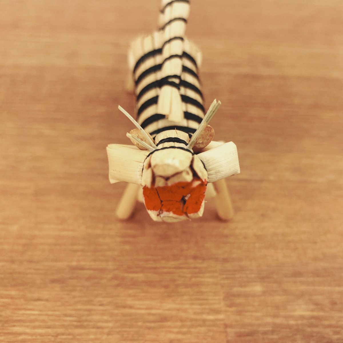 きびがら細工の『虎』 | 象々の郷土玩具