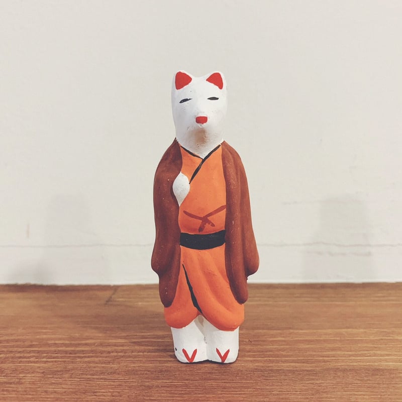 今戸人形の『羽織狐』 | 象々の郷土玩具