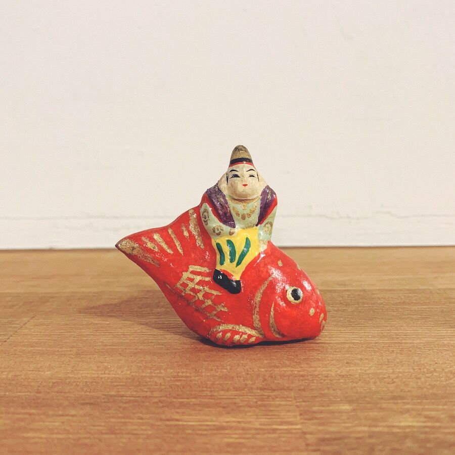 稲畑人形『鯛乗り恵比寿』 | 象々の郷土玩具