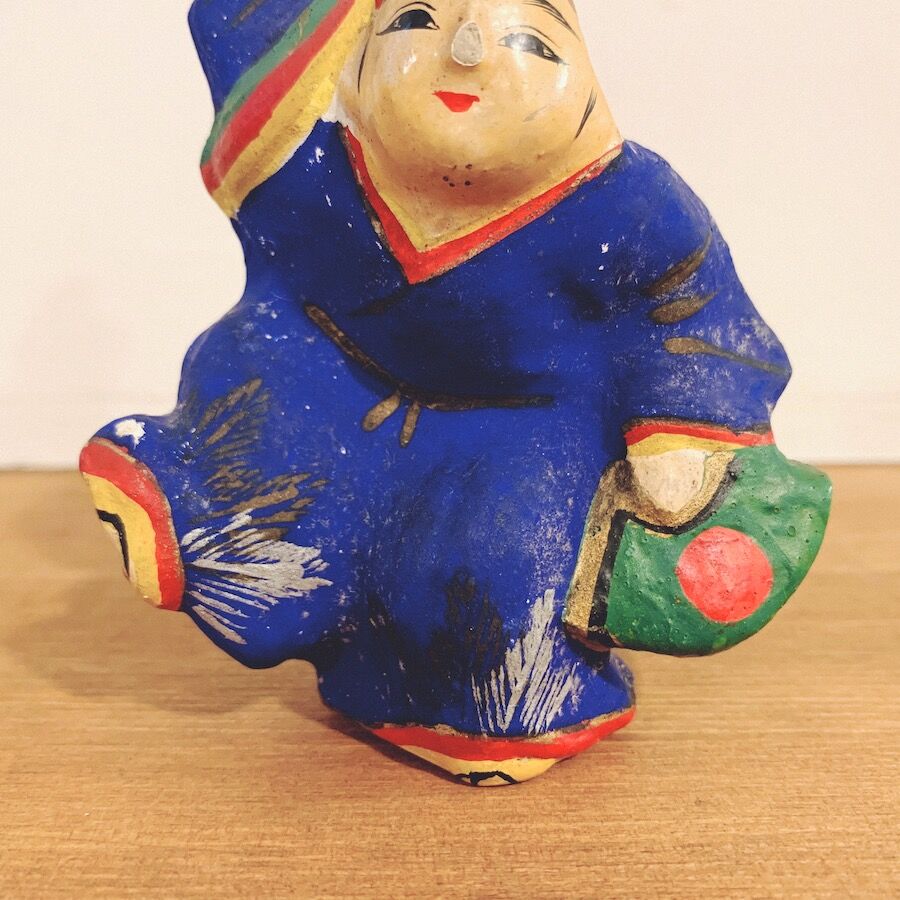 伝統的日本人形　三番叟 Vintage Japanese Folk Art: 三番叟猿 / 大崎文仙堂