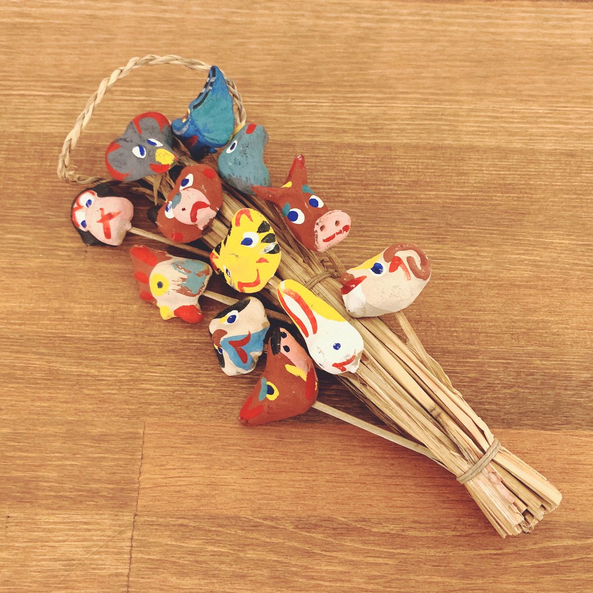 【郷土玩具】廃絶　珍品　下総張子　鵺 郷土玩具】廃絶 珍品 下総張子 鵺 【公式通販】