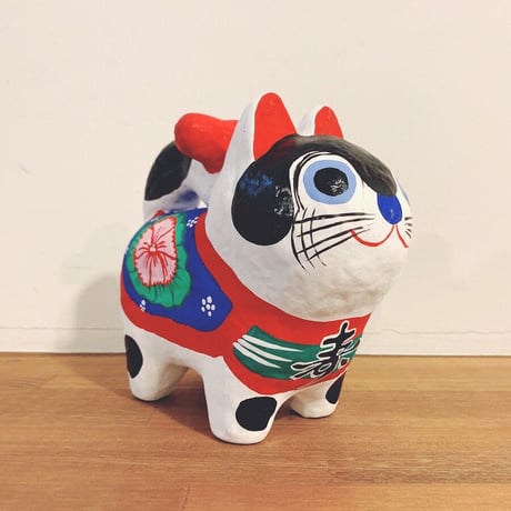 春日部張り子　招き猫 春日部張り子 特大招き猫 他2点