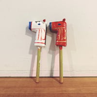 相良人形・七代目さがらたかし『招き猫』 | 象々の郷土玩具