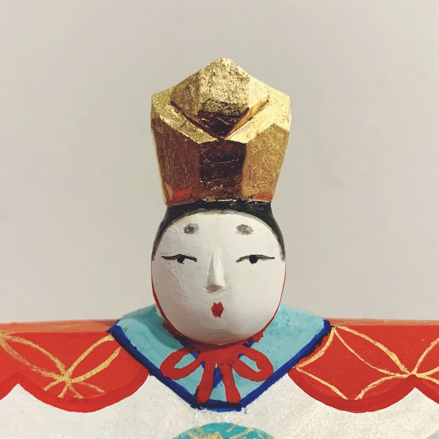 立雛7号　奈良一刀彫 立雛（7号） 義山作 – 奈良一刀彫 誠美堂