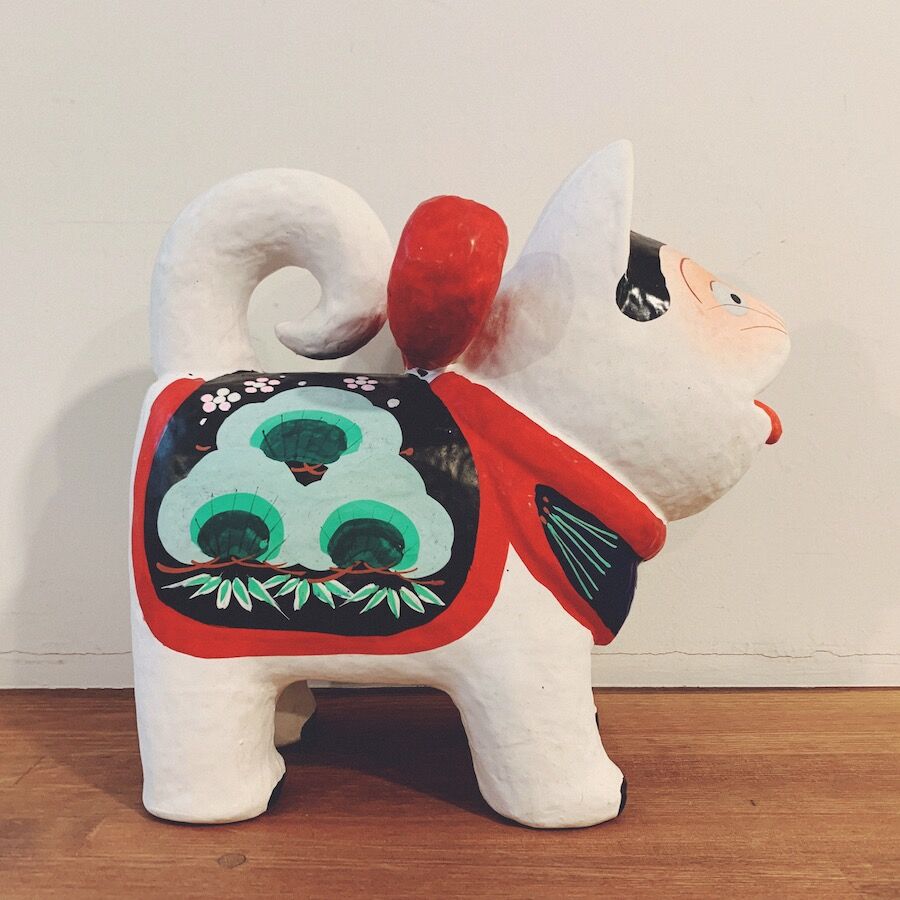 江戸張子・いせそう『福犬』 | 象々の郷土玩具