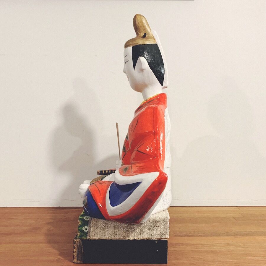 三次人形『1番天神・台付座天神』 三次人形『特大・台付座天神』 | 象々の郷土玩具