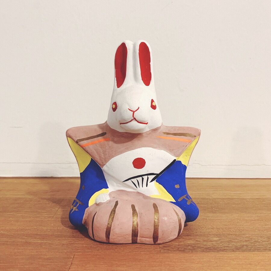 伏見人形・菱平『裃兎』 | 象々の郷土玩具