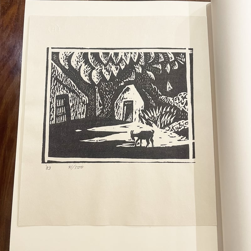 長谷川潔ブックワーク 限定本・木版画二点付き | book cafe 火星 長谷川潔ブックワーク 限定本・木版画二点付き | book cafe 火星