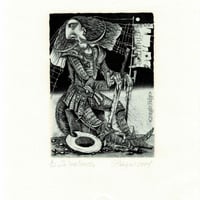 MARIONETTE 坂東壯一 坂東壮一 腐触銅版画集 坂東壯一年 書肆啓祐堂刊-