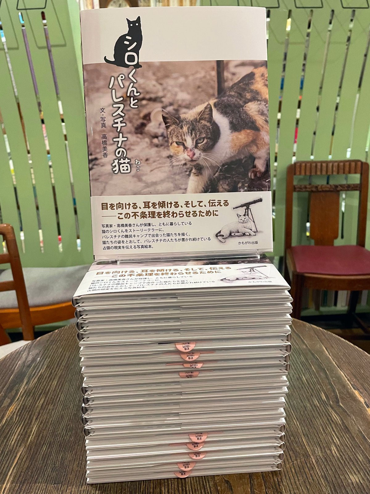 シロくんとパレスチナの猫 サイン入り・ポストカードつき | book cafe