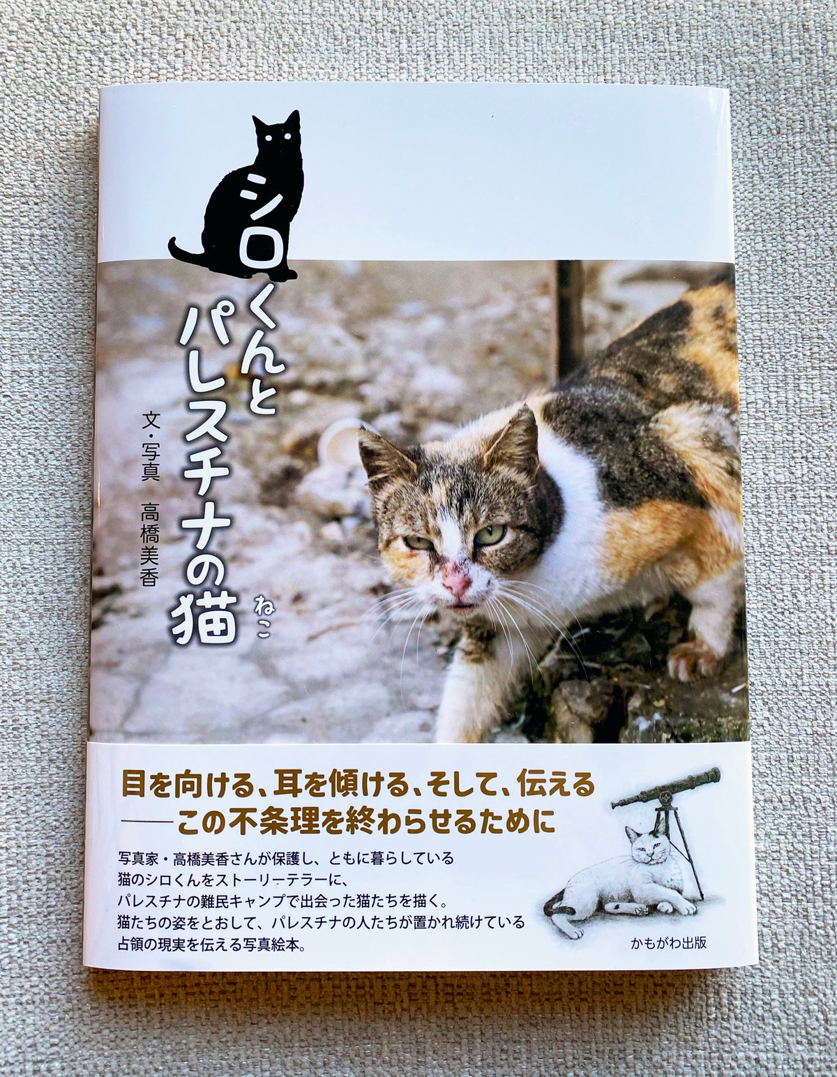 シロくんとパレスチナの猫 サイン＆特製ポストカード付き | book cafe