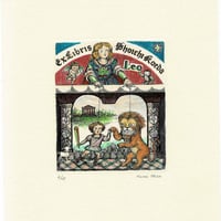 蔵書票】須田敏夫 | book cafe 火星の庭 オンラインショップ