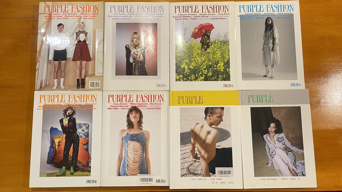美本　PURPLE fashion magazine #31  表紙 ギャルソン