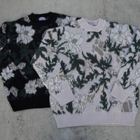 花柄ニット