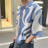 店頭売れ次第終了  総柄ニット