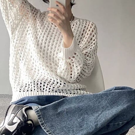 シースルーニット