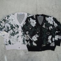 花柄カーディガン