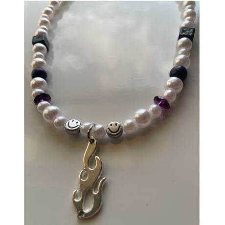 Necklace B（サイコロ・パワーストーン）