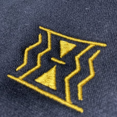 ゴールド刺繍     パーカー       ブラック  |  Gold embroidery sweatshirts black