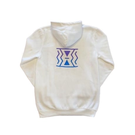 ロゴ刺繍　パーカー  ホワイト                  | Embroidery sweatshirts white