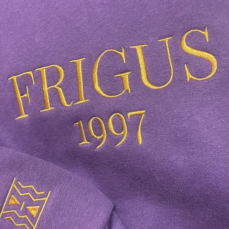 ゴールド 刺繍    パーカーパープル        |   Gold embroidery sweatshirts purple