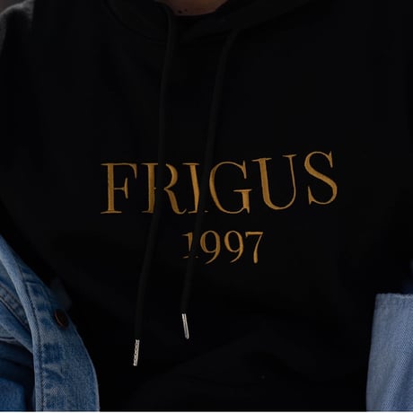 ゴールド刺繍     パーカー       ブラック  |  Gold embroidery sweatshirts black