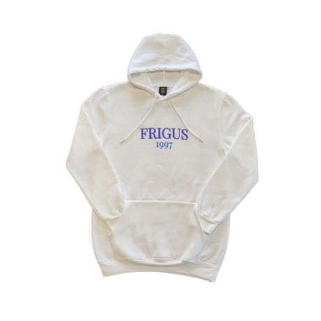 ロゴ刺繍　パーカー  ホワイト                  | Embroidery sweatshirts white