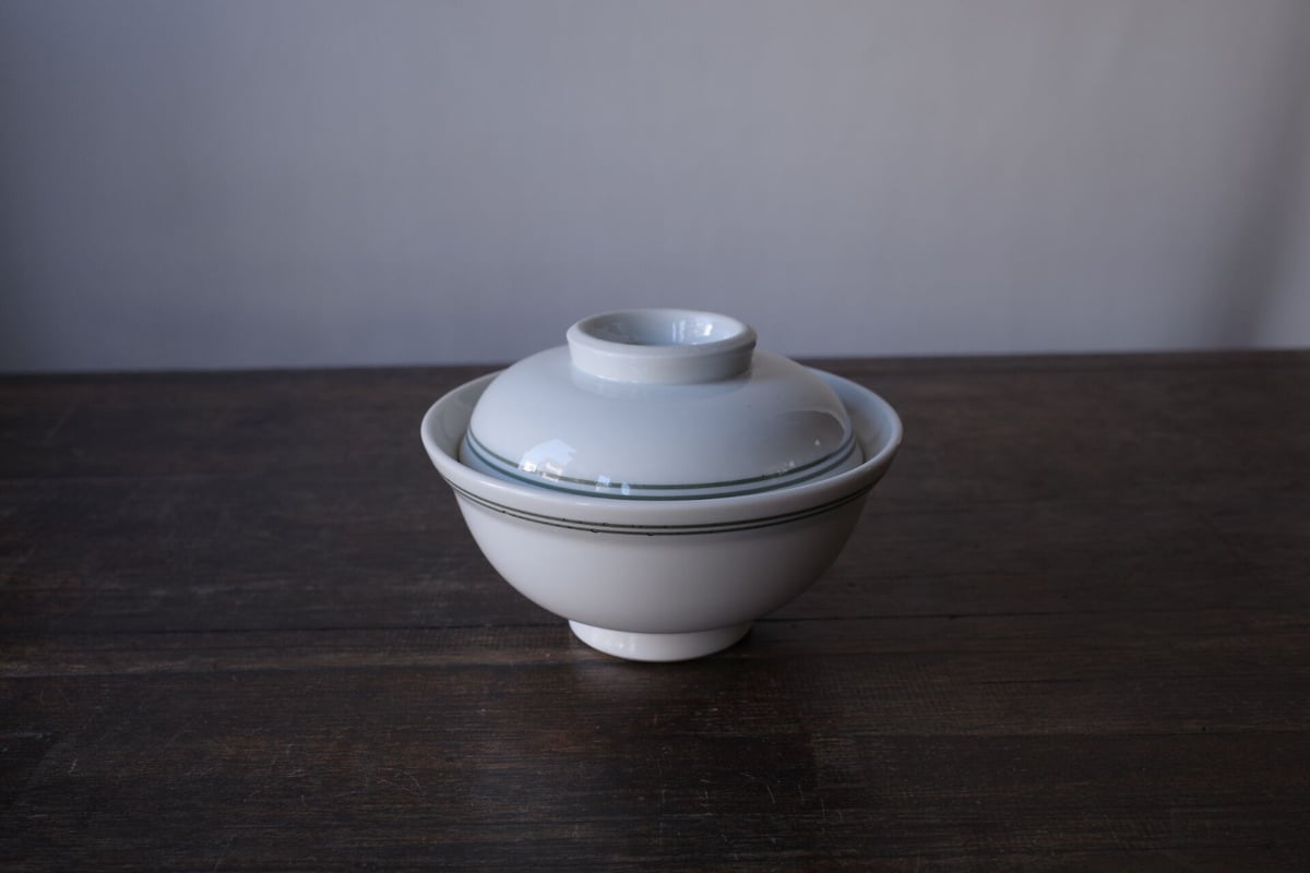 中国民国時代の磁器製蓋つきどんぶり、状態良い 嬉しい