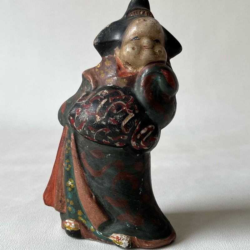 e2075 お福人形 鵤幸右衛門 東福寺 人形屋 幸右衛門 お多福 お福