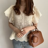 刺繍 フックフラワー
