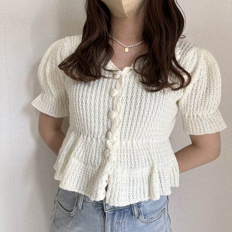 サマーニットトップス