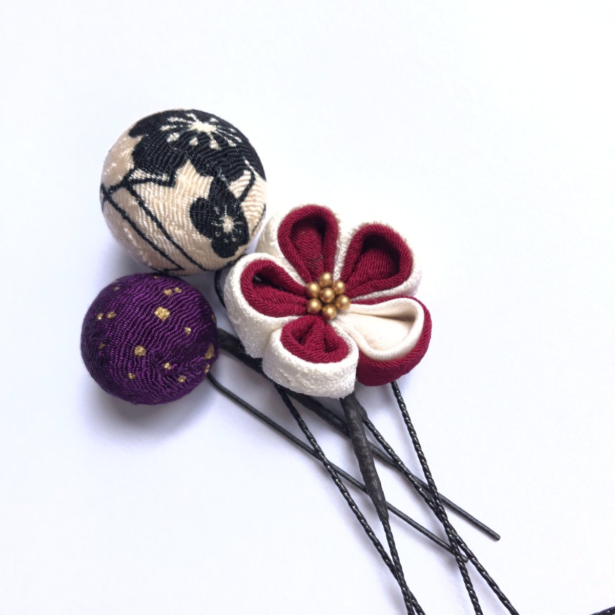 送料無料】和飾り 髪飾りセット000G | Chigusa