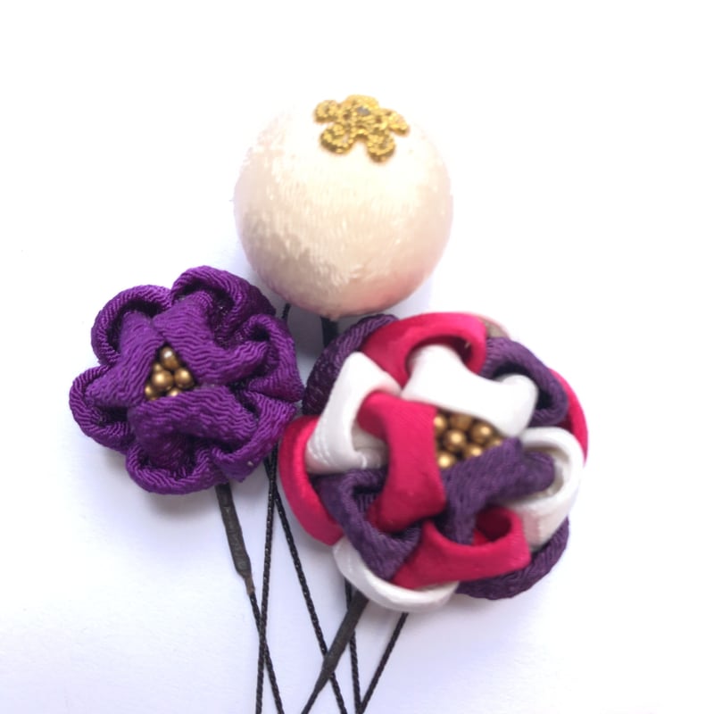 送料無料】和飾り 髪飾りセット000G | Chigusa