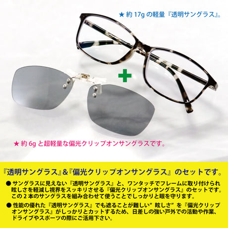Tow-Ways 機能性サングラスセット  2803FS