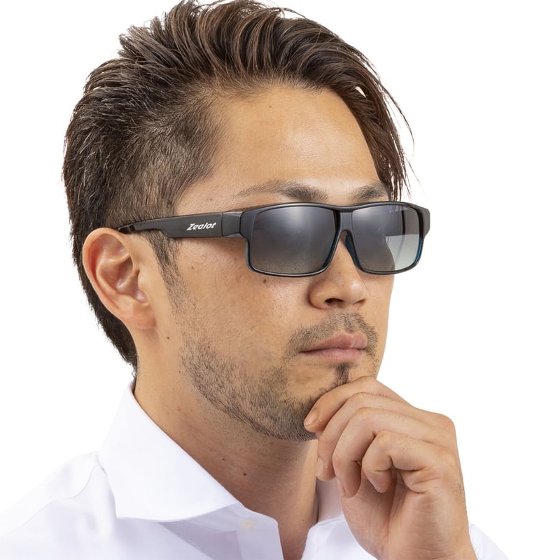 ジーロット 偏光オーバーグラス スクエアタイプ ZE-OG06H