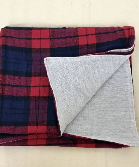 SUMISEN マフラー カラー：サラシxビエラチェック サイズ：162cm X 24cm 素材：綿92% 炭混入繊維8% 別布綿100% P-SU-0001