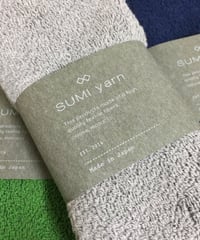 SUMISEN パイルソックス カラー：グリーン、グレー、ネイビー  サイズ：22-24cm、25-27cm 素材：綿70%炭混入繊維15% ナイロン10% ポリウレタン5% P-SUMI-016