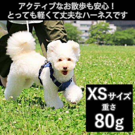 日本製ハーネス【XSサイズ】カラー【紺】